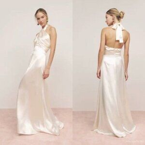 Reformation Veria Silk Dress